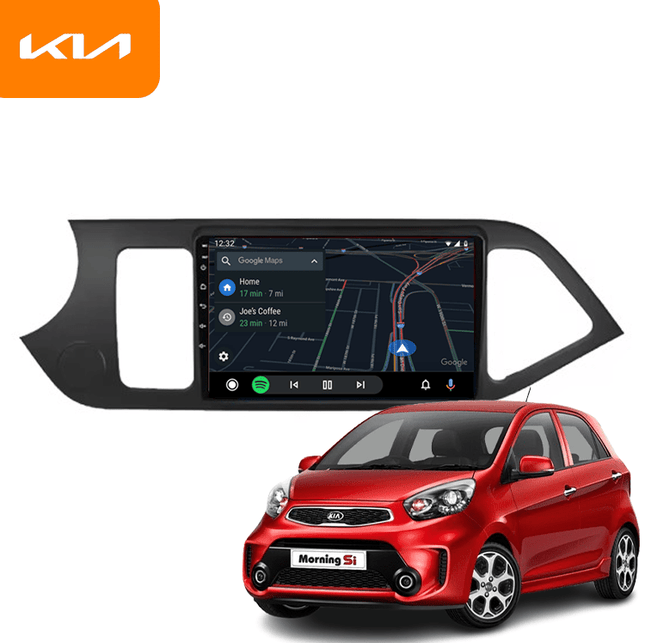 CarPlay en Android Auto Multimedia Speler voor Kia Picanto 2011–2017 – GPS Navigatie en Touchscreen – Inbouwen / Inbouwservice / Installatie - VCTparts.nl