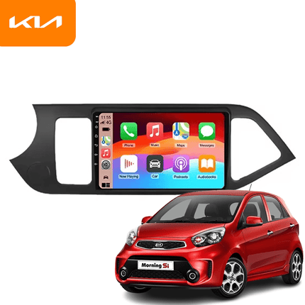 VCTparts CarPlay en Android Auto Multimedia Speler voor Kia Picanto 2011–2017 – GPS Navigatie en Touchscreen – Inbouwen / Inbouwservice / Installatie Ainavi 1