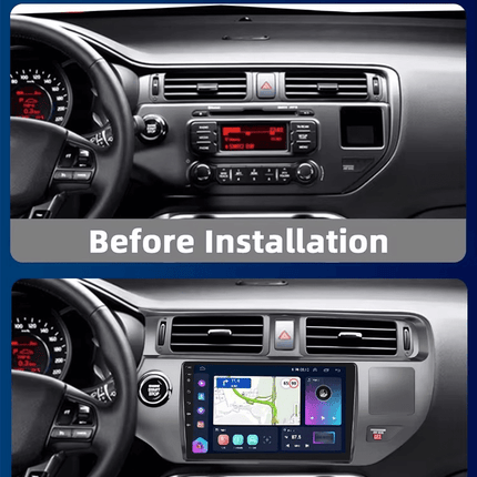 VCTparts CarPlay en Android Auto Multimedia Speler voor Kia Rio 2011–2014 – GPS Navigatie en Touchscreen – Inbouwen / Inbouwservice / Installatie Ainavi 3