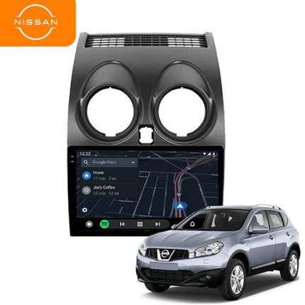 VCTparts CarPlay en Android Auto Multimedia Speler voor Nissan Qashqai 2006–2013 – GPS Navigatie en Touchscreen – Inbouwen / Inbouwservice / Installatie Ainavi 2
