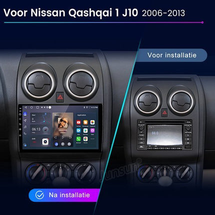 VCTparts CarPlay en Android Auto Multimedia Speler voor Nissan Qashqai 2006–2013 – GPS Navigatie en Touchscreen – Inbouwen / Inbouwservice / Installatie Ainavi 3