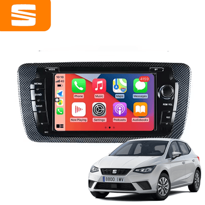 CarPlay en Android Auto Multimedia Speler voor SEAT Ibiza 2008–2014 – GPS Navigatie en Touchscreen – Inbouwen / Inbouwservice / Installatie