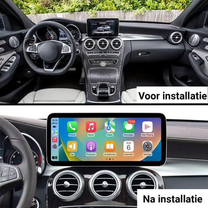 VCTparts CarPlay en Android Auto Radio 9 Inch voor Mercedes Benz A Klasse W176, GLA X156, CLA C117 en X117, G Klasse W463 (2013–2018) – GPS Navigatie Touchscreen – Inbouwen / Inbouwservice / Installatie Ainavi 3