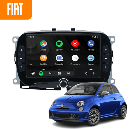VCTparts CarPlay en Android Auto Scherm Zwart voor Fiat 500 (2016–2019) – Draadloos Multimedia Touchscreen, GPS Navigatie – Inbouwen / Inbouwservice / Installatie Ainavi 2