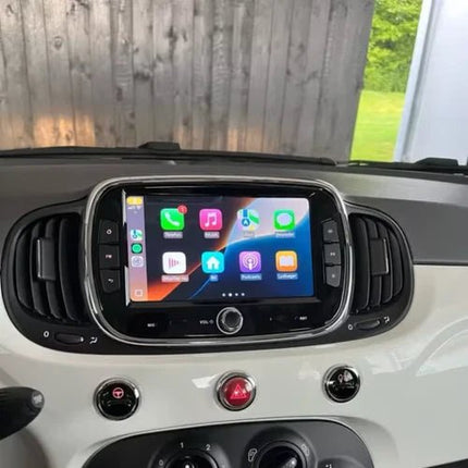 VCTparts CarPlay en Android Auto Scherm Zwart voor Fiat 500 (2016–2019) – Draadloos Multimedia Touchscreen, GPS Navigatie – Inbouwen / Inbouwservice / Installatie Ainavi 3