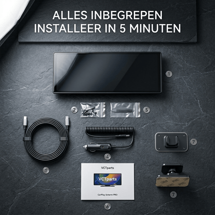 VCTparts Navigatiesysteem Smart Touchscreen 10 inch - Draadloos Apple CarPlay en Android Auto Auto Multimedia Scherm NORGOS 8