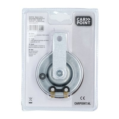 Carpoint Carpoint Claxon Toeter 12V 102dB ø90mm ServiceBest International 4
