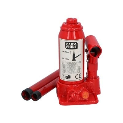 Carpoint Carpoint Hydraulische Potkrik Garage Pompkrik 2.000kg Bottle Jack ServiceBest International 1