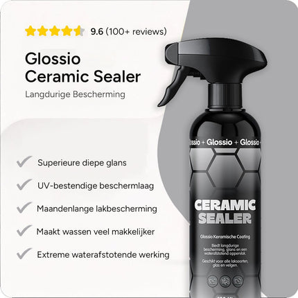 Glossio Glossio Ceramic Sealer Premium Keramische Coating 500ML - Krachtig Tegen Vuil en Water voor een Glanzend en Langdurig Beschermd Autoresultaat Glansz 13