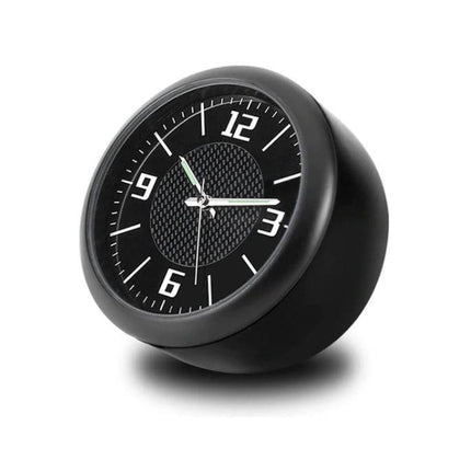 VCTparts Chique Auto Klokje Opplakbaar en Clip - Dashboard Clock Tijd Zwart NORGOS 10