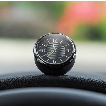 VCTparts Chique Auto Klokje Opplakbaar en Clip - Dashboard Clock Tijd Zwart NORGOS 6