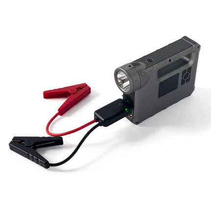 Choetech Jump Starter met Compressor Powerbank 8000mAh LED - zaklamp Zwart - VCTparts.nl
