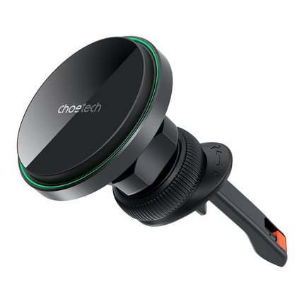 Choetech Choetech T204F Magnetische MagSafe Telefoon Autohouder met 15W Oplader Zwart 2