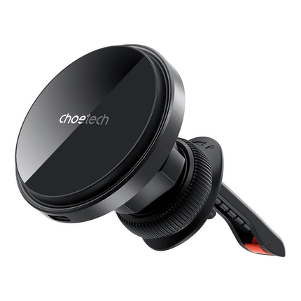 Choetech Choetech T204F Magnetische MagSafe Telefoon Autohouder met 15W Oplader Zwart 3