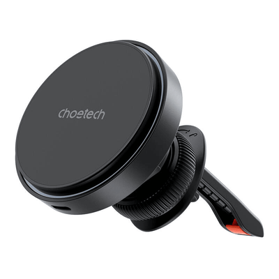 Choetech T205F Magnetische MagSafe Telefoon Autohouder met 15W Oplader Zwart