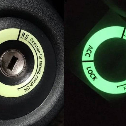 VCTparts Contactslot Ring Glow in the Dark Fluoriserende ACC Lock Lichtgevend Sleutelgat Zelfklevend NORGOS 9