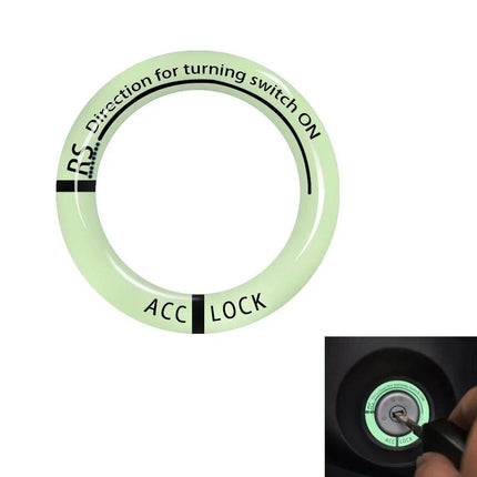 VCTparts Contactslot Ring Glow in the Dark Fluoriserende ACC Lock Lichtgevend Sleutelgat Zelfklevend NORGOS 1