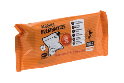 Contralco Le Ballon Wegwerp Alcoholtester - 2 stuks Ademanalyse Ademtest NF X 20-702 Gecertificeerd
