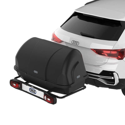 Cruz Apex Bagagebox Set 400L Zwart Complete Set met Kantelfunctie Afsluitbaar