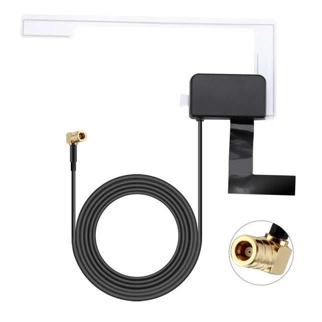 Merkloos DAB+ Antenne Digitale Radio Autoradio Stereo Ontvanger SMB Signaalversterker [DAB Plus + DabPlus] NORGOS 3