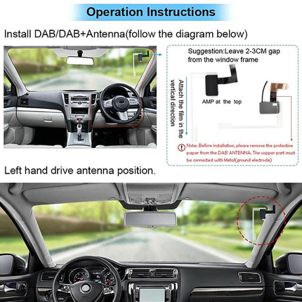 VCTparts DAB+ Antenne Digitale Radio met USB Adapter voor Android Auto Stereo Ontvanger [DAB Plus + DabPlus] NORGOS 3
