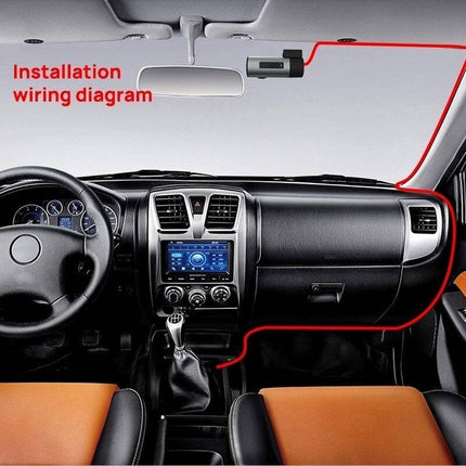 Dashcam 1080P Recorder 150 ° Dvr High - Definition Nachtzicht met Wifi Grijs - VCTparts.nl