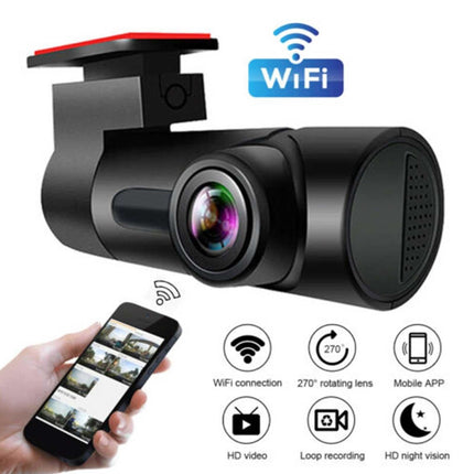 VCTparts Dashcam FullHD Auto Recorder 1CH Wifi Camera 1080P Groothoek Lens Zwart NORGOS 3