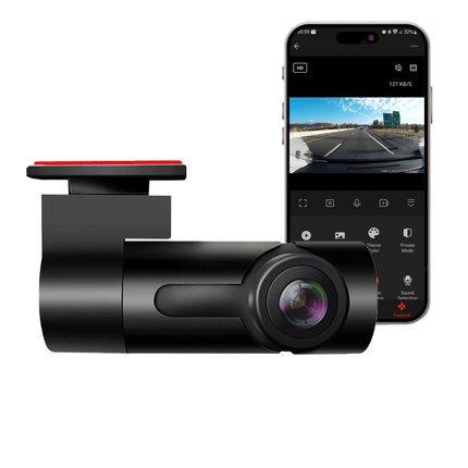 VCTparts Dashcam FullHD Auto Recorder 1CH Wifi Camera 1080P Groothoek Lens Zwart NORGOS 1