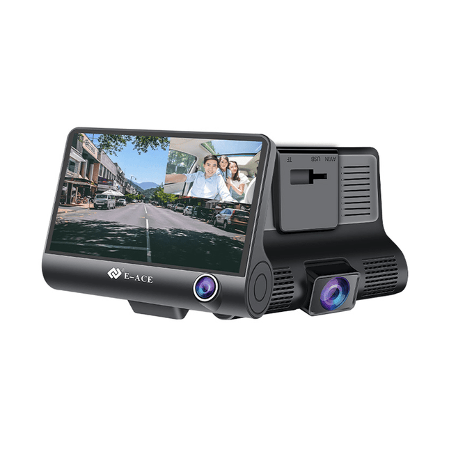 VCTparts Dashcam HD 1080P 1CH Auto Recorder met Continue Voeding en Scherm Zwart NORGOS 5
