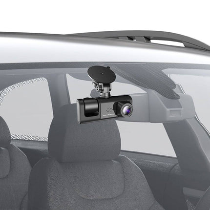 VCTparts Dashcam HD 1080P 3CH Auto Recorder met Binnenzijde Camera Zwart NORGOS 4