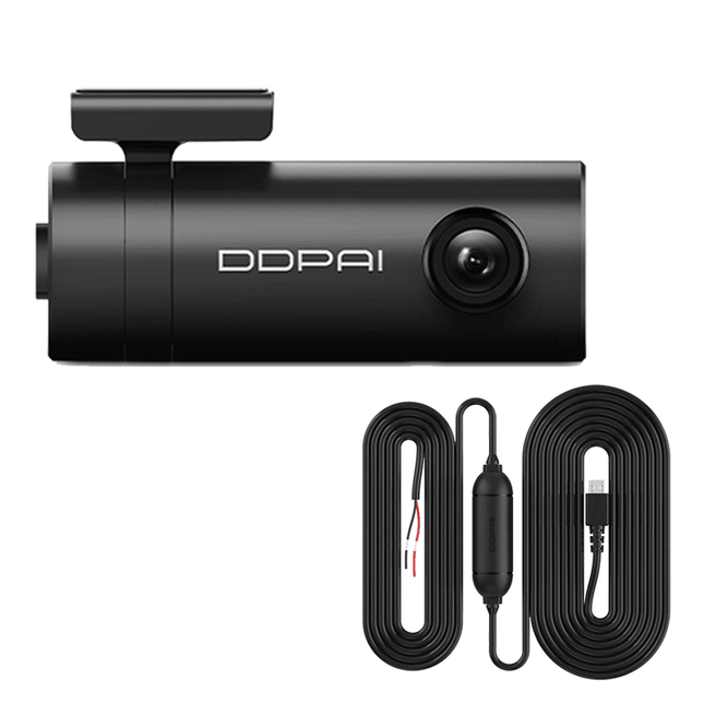 DDPAI DDPAI Dashcam 2K 1600P HD Wifi Video Recorder + Continue Voeding Zwart Combideal 1