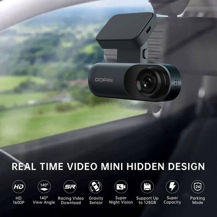 DDPAI DDPAI Mola N3 Dashcam 2K 1600P 2CH HD Wifi Video Recorder + Continue Voeding Zwart Combideal 10
