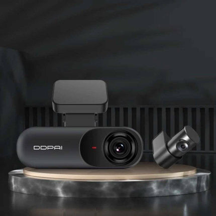 DDPAI DDPAI Mola N3 Dashcam 2K 1600P 2CH HD Wifi Video Recorder + Continue Voeding Zwart Combideal 5