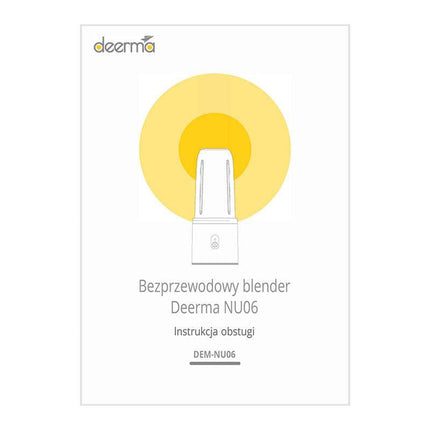 Deerma Deerma NU06 Mini Draadloze Sap Blender Blauw [Blenders - Deerma] INNPRO 4