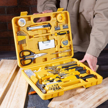 Deli Deli 48 - delige Tools Huishoudelijke Gereedschapset Koffer (EDL1048J) Geel [Gereedschap - Deli] INNPRO 3