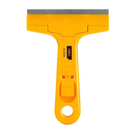 Deli Deli Basis Schraper voor Ruiten/Ramen - Stickers & Verf 145mm [Gereedschap - Tools EDL4723C] Geel INNPRO 1