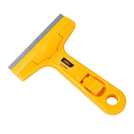 Deli Deli Basis Schraper voor Ruiten/Ramen - Stickers & Verf 145mm [Gereedschap - Tools EDL4723C] Geel INNPRO 3