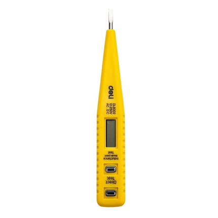 Deli Deli Tools Spanningstester 12 - 250V EDL8003 (Geel) [Gereedschappen - Deli] INNPRO 8