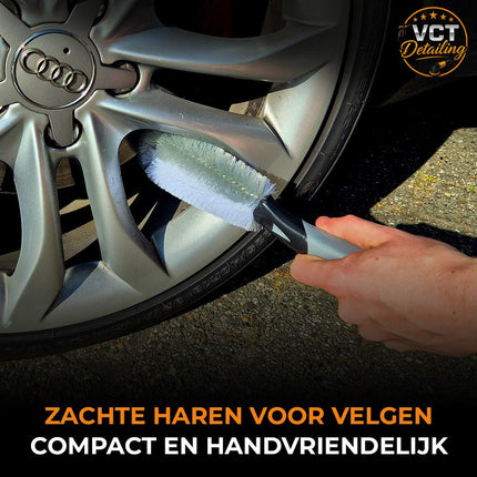 Detailing Combideal Clean Wheels Velgenreiniger met Woolie en Zachte Borstel voor Velgen - VCTparts.nl