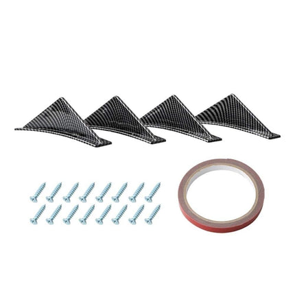 VCTparts Diffuser Haaienvin Achterbumper Spoiler Boog Carbon (set) NORGOS 6
