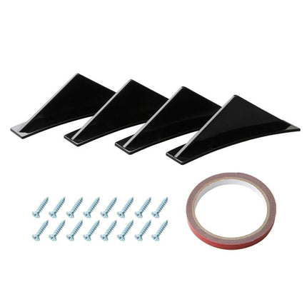 VCTparts Diffuser Haaienvin Achterbumper Spoiler Boog Zwart (set) NORGOS 6