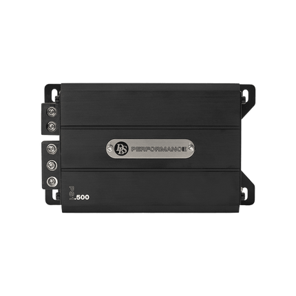 DLS DLS Performance Slim 1 Kanaals Mono Versterker 500W RMS - Compacte Class D Subwoofer Versterker voor Auto Audio Optimount 4