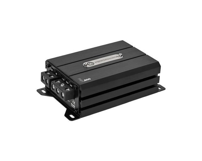 DLS DLS Performance Slim 1 Kanaals Mono Versterker 500W RMS - Compacte Class D Subwoofer Versterker voor Auto Audio Optimount 1