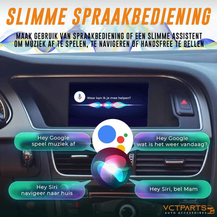 VCTparts Draadloze CarPlay Android Auto Adapter CarPlay Box Inbouwmodule voor Audi MMI 3G Systeem – Geschikt voor A4 B8, A5, Q5 (2009–2015) BonRoad 9