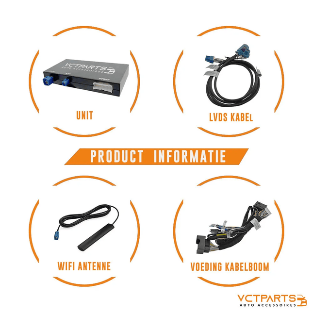 Draadloze CarPlay Android Auto Adapter voor BMW met NBT Systeem – Geschikt voor 1 - serie, 3 - serie, 5 - serie, X3, Mini en meer - VCTparts.nl