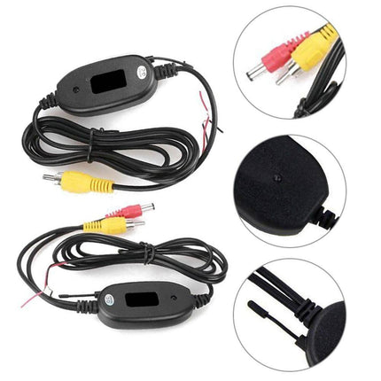VCTparts Draadloze Zender Achteruitrijcamera Bekabeling Transmitters 2.4Ghz 12V NORGOS 4