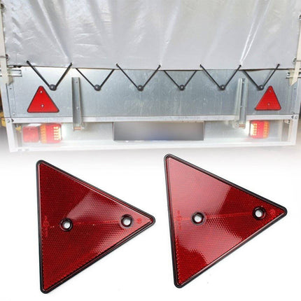 VCTparts Driehoek Reflectoren Achterlicht Gevaren Reflectie (set) [Veiligheid - Trailer - Aanhanger - Vrachtwagen - Aanhangwagen] NORGOS 5