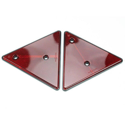 VCTparts Driehoek Reflectoren Achterlicht Gevaren Reflectie (set) [Veiligheid - Trailer - Aanhanger - Vrachtwagen - Aanhangwagen] NORGOS 2