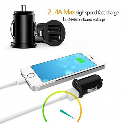 VCTparts Dubbele USB Aansluiting Autolader Telefoonlader Oplader 2x USB A Sigarettenaansteker NORGOS 3