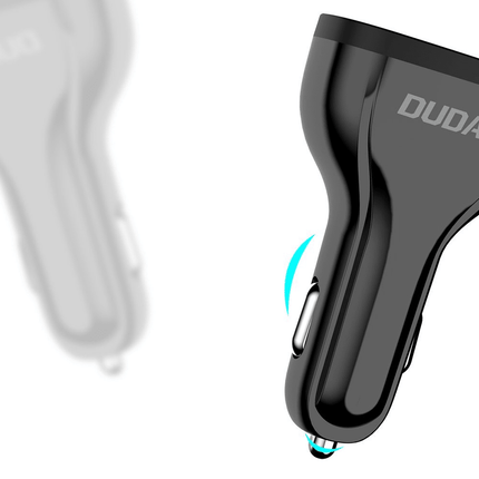 Dudao Dudao Autolader Snellader 3 x USB - A 18W (3.0 QC) Contraplug Zwart Hurtel 4